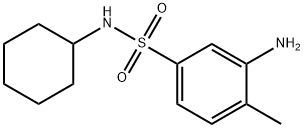 3-AMino-N-cyclohexyl-4-MethylbenzenesulfonaMide分子式结构图