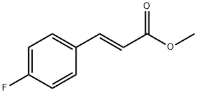 3-(4'-氟苯基)-丙烯酸甲酯分子式结构图