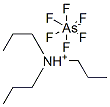 Tripropylammonium hexafluoroarsenate分子式结构图