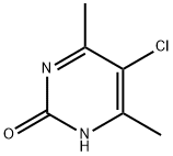 5-chloro-4,6-dimethyl-1H-pyrimidin-2-one分子式结构图