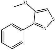 4-Methoxy-3-phenylisothiazole分子式结构图