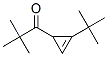 1-tert-Butyl-3-pivaloylcyclopropene分子式结构图