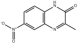 2-Hydroxy-3-methyl-6-nitroquinoxaline分子式结构图