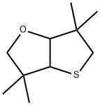 Hexahydro-3,3,6,6-tetramethylthieno[3,2-b]furan分子式结构图