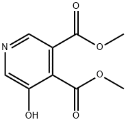 DIMETHYL 5-HYDROXYPYRIDINE-3,4-DICARBOXYLATE分子式结构图