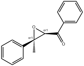 rel-Phenyl(3α*-phenyl-3-methyloxirane-2α*-yl) ketone分子式结构图