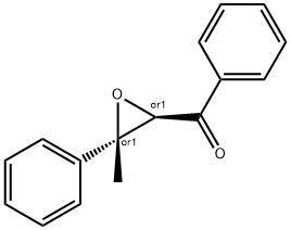 rel-Phenyl(3β*-phenyl-3-methyloxirane-2α*-yl) ketone分子式结构图