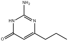 2-氨基-6-丙基嘧啶-4-醇分子式结构图