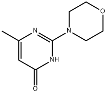 6-Methyl-2-(4-morpholinyl)-4(1H)-pyrimidinone分子式结构图