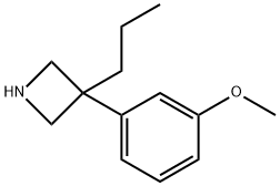 3-(m-Methoxyphenyl)-3-propylazetidine分子式结构图