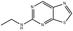 5-(Ethylamino)thiazolo[5,4-d]pyrimidine分子式结构图