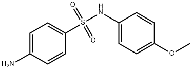 4-氨基-N-(4-甲氧基-苯基)-苯磺酰胺分子式结构图