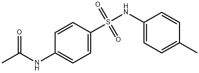 4'-(4-甲基苯基磺酰胺)乙酰苯胺分子式结构图