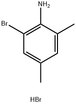 2-溴-4,6-二甲基苯胺氢溴酸盐分子式结构图