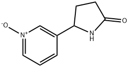 (±)-5-(3-吡啶基)-2-吡咯烷酮 N-氧化物分子式结构图