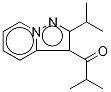 2-甲基-1-[2-异丙基吡唑并[1,5-A]吡啶-3-基-4,5,6,7-D<SUB>4</SUB>]-1-丙酮分子式结构图