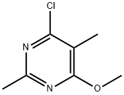 4-chloro-6-methoxy-2,5-dimethylpyrimidine分子式结构图