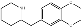 2-(3,4-DIMETHOXYBENZYL)PIPERIDINE分子式结构图