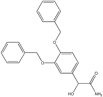 Mandelamide,  3,4-bis(benzyloxy)-  (6CI)分子式结构图