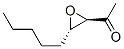Ethanone, 1-[(2R,3S)-3-pentyloxiranyl]- (9CI)分子式结构图