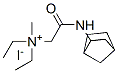 diethyl-methyl-(norbornan-2-ylcarbamoylmethyl)azanium iodide分子式结构图