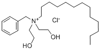 Di(2-hydroxyethyl)benzyltridecylammonium chloride分子式结构图