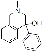 1,2,3,4-Tetrahydro-2-methyl-4-phenylisoquinolin-4-ol分子式结构图