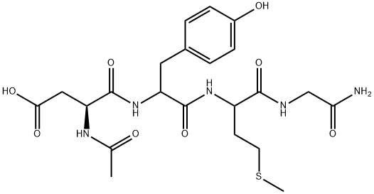 N-ACETYL-CHOLECYSTOKININ FRAGMENT 26-29 AMIDE NON-S分子式结构图