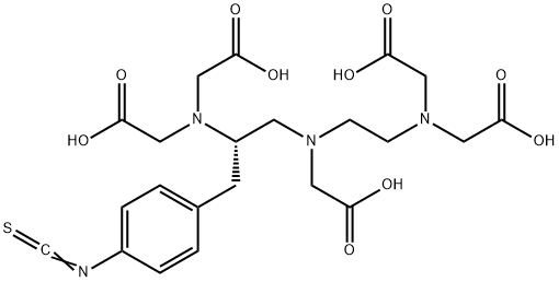 1-(4-异硫氰酸酯)二乙炔三胺分子式结构图