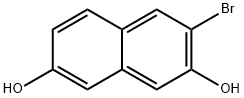 3-BROMONAPHTHALENE-2,7-DIOL分子式结构图