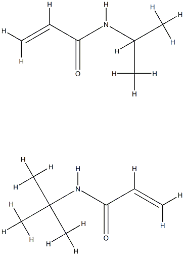 poly(N-isopropylacrylamide-N-tert-butylacrylamide)copolymer分子式结构图