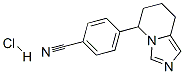 4-(1,8-diazabicyclo[4.3.0]nona-6,8-dien-2-yl)benzonitrile hydrochloride分子式结构图