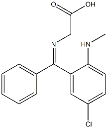 地西泮杂质2分子式结构图