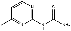 N-(4-METHYLPYRIMIDIN-2-YL)THIOUREA分子式结构图