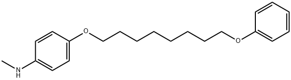 N-methyl-4-(8-phenoxyoctoxy)aniline分子式结构图