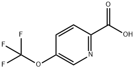 5-(三氟甲氧基)吡啶-2-甲酸分子式结构图