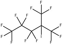 七氟-1,1-双(三氟甲基)丁基碘分子式结构图