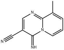 4-IMINO-9-METHYL-4H-PYRIDO[1,2-A]PYRIMIDINE-3-CARBONITRILE分子式结构图