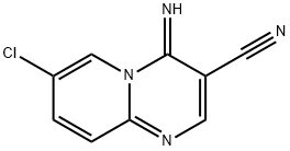 3-Cyano-4-imino-7-chloro-4H-pyrido[1,2-a]-pyrimidine分子式结构图