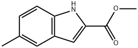 5-甲基-1H-吲哚-2-羧酸甲酯分子式结构图