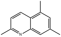 2,5,7-TRIMETHYLQUINOLINE分子式结构图