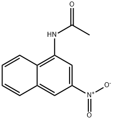 N-(3-硝基萘-1-基)乙酰胺分子式结构图