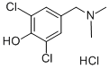 2,6-DICHLORO-4-[(DIMETHYLAMINO)METHYL]PHENOL HYDROCHLORIDE分子式结构图