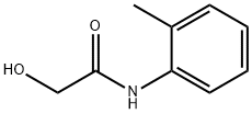 2-羟基-N-(2-甲基苯基)醋胺石分子式结构图