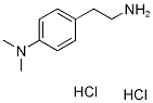 4-(2-氨基乙基)-N,N-二甲基苯胺二盐酸盐分子式结构图