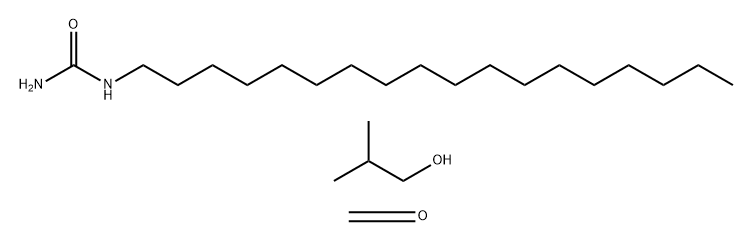 Urea, octadecyl-, reaction products with formaldehyde and iso-Bu alc.分子式结构图