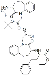 (S)-3-Amino-2,3,4,5-Tetrahydro-2-Oxo-1H-1-Benzazepine-1-AceticAcid1,1-DimethylEthylEster,BenazeprilHcl分子式结构图