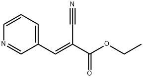 ETHYL 2-CYANO-3-(3-PYRIDINYL)ACRYLATE分子式结构图