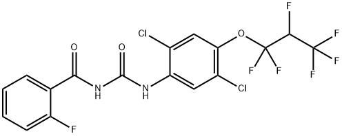 虱螨脲杂质(M493)分子式结构图