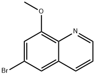 6-溴-8-甲氧基喹啉分子式结构图